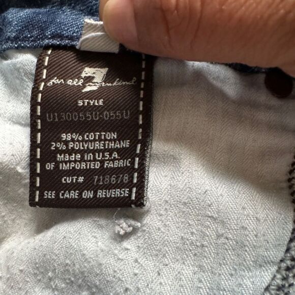 7 For All Mankind A Pocket Flare Bootcut Jeans Women's Size 30 - Picture 12 of 12